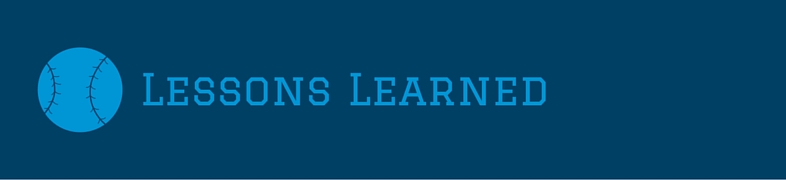 Lessons Learned